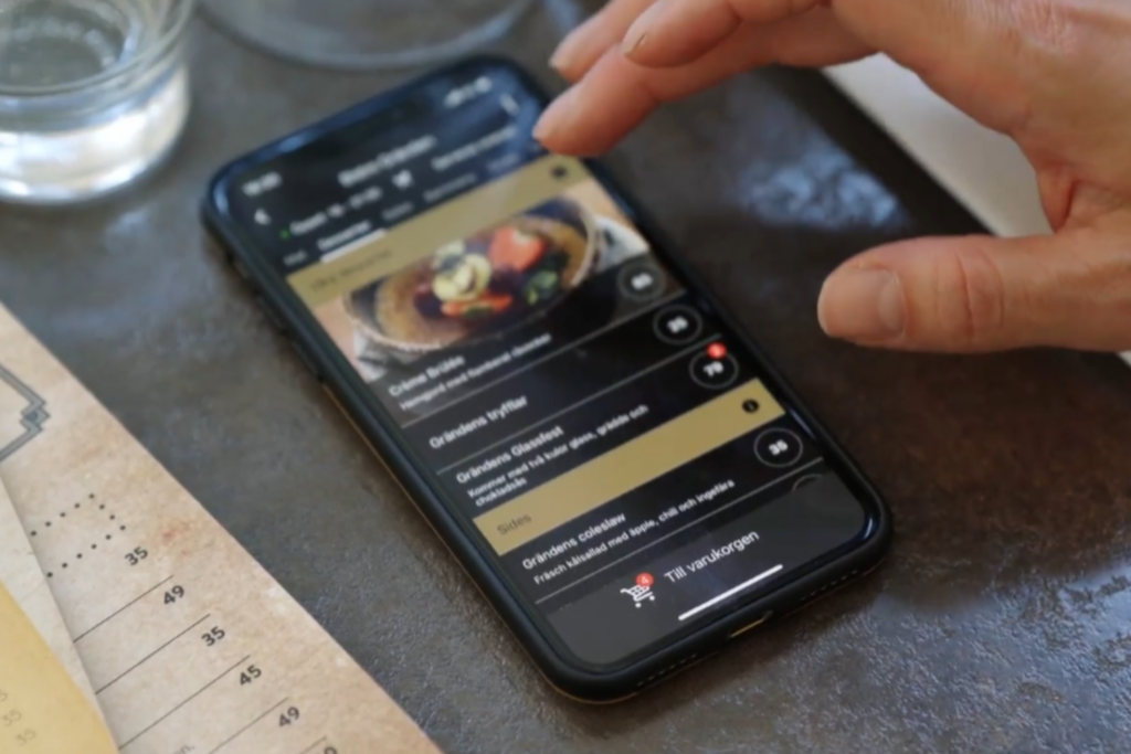 Bestallningsapp. A customized app for your restaurant.